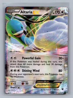 Altaria EX 83/124 Holo EX Rare Fates Collide Pokemon Near Mint - Image 1