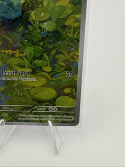 Pokemon TCG Bulbasaur 166/165 Scarlet & Violet 151 Illustration Rare Holo ENG - Image 5