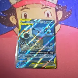 Blastoise & Piplup GX TAG TEAM Full Art Holo Ultra Rare 214/236 SM EN 270 HP - Image 5