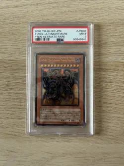 Psa 9 Mint Yubel Ultimate Nightmare PTDN-JP008 Ultimate Rare 2007 Yugioh Japan - Image 1