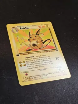 Pokemon TCG Raichu 29 Fossil 1st Ed Mint Near Mint - Image 2