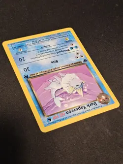 Pokemon TCG Dark Vaporeon 45 1st Edition Team Rocket Mint Near Mint - Image 3