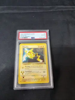 1999 Pokemon Game Pikachu 1st Movie Kids WB Movie Promo PSA 9 Mint #4 Black Star - Image 1