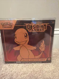 Obsidian Flames Elite Trainer Box ETB Pokemon Sealed (protector Included) - Image 1