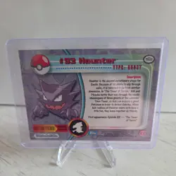 Topps Pokemon #93 Haunter Blue Logo Ex-NM - Image 2