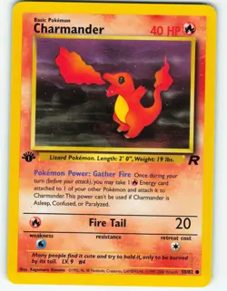 Charmander - 1st Edition - 50/82 Team Rocket - Pokemon TCG - 2000 - Image 1