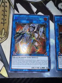 Yugioh FIGA-EN016 Brotherhood of the Fire Fist - Eagle - Secret Rare 1st Edition - Image 2
