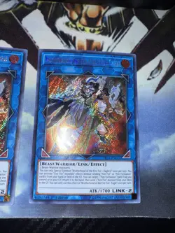 Yugioh FIGA-EN016 Brotherhood of the Fire Fist - Eagle - Secret Rare 1st Edition - Image 3