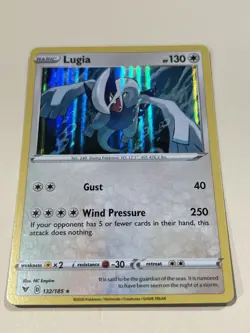 Pokemon TCG Lugia 132/185 Vivid Voltage Holo Rare Near Mint - Image 1