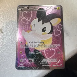 Pokemon TCG Emolga RC23/RC25 Legendary Treasures Radiant Collection Holo FA - Image 1