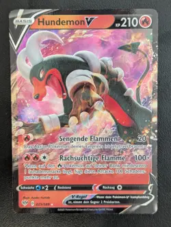 Pokemon Hundemon V 021/189 Flammende Finsternis Deutsch Near Mint - Image 1