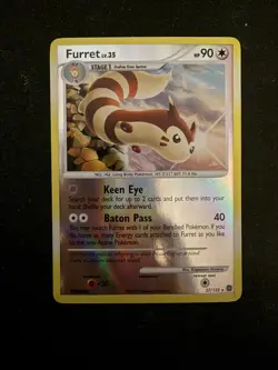 Furret Pokemon Secret Wonders Reverse Holo Rare 27/132 Nintendo 2007 LP+ - Image 1