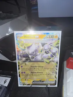 Pokemon TCG Mewtwo EX Paradox Rift 058/182 Holo Double Rare - Image 1