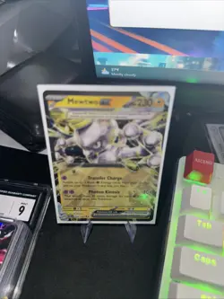 Pokemon TCG Mewtwo EX Paradox Rift 058/182 Holo Double Rare - Image 2