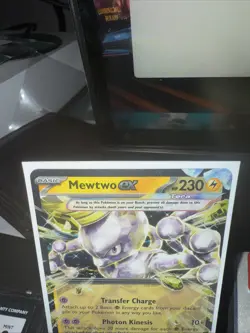 Pokemon TCG Mewtwo EX Paradox Rift 058/182 Holo Double Rare - Image 4