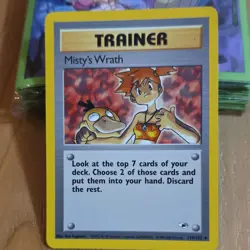 Pokemon TCG Misty's Wrath Trainer 114/132 Gym Heroes Regular Uncommon EN 2000 - Image 3