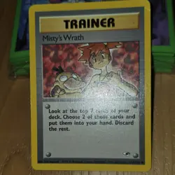 Pokemon TCG Misty's Wrath Trainer 114/132 Gym Heroes Regular Uncommon EN 2000 - Image 4