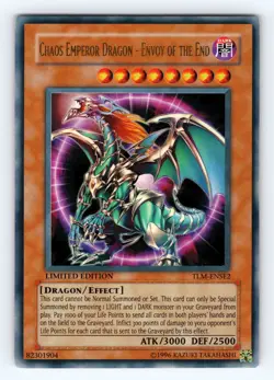 Yugioh Chaos Emperor Dragon TLM-ENSE2 Ultra Rare - NM 💎 - Image 1