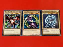Blue-Eyes White Dragon SDK Art + Dark Magician + Red-Eyes B. Dragon | YuGiOh! - Image 1