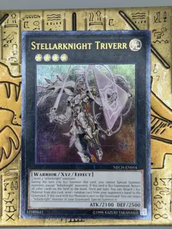 Yu-gi-oh Stellarknight Triverr 1st Ed. NM NECH-EN054 - Image 1