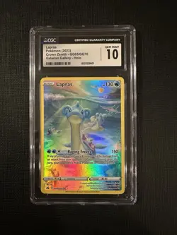 CGC 10 Lapras GG05/GG70 Galarian Gallery Crown Zenith Pokemon Card - Image 1