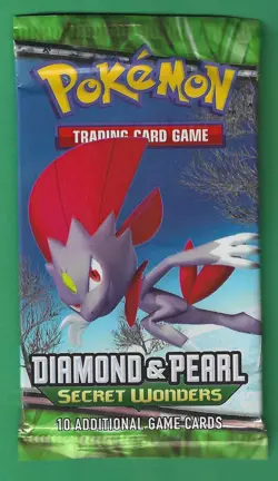Pokemon "Secret Wonders" 10-Card Sealed Booster Pack (Weavile) X1 - Image 1