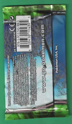 Pokemon "Secret Wonders" 10-Card Sealed Booster Pack (Weavile) X1 - Image 2