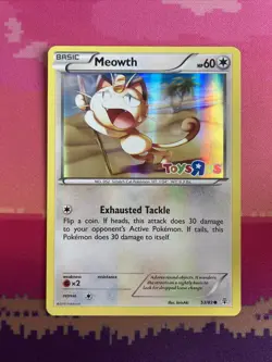 Pokemon Card Meowth Generations TOYSRUS STAMPED 53/83 Near Mint - Image 1