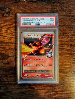 Charizard G Lv. X Holo Rare 1st Edition Charizard Half Deck Pokemon 002 PSA 9 - Image 1