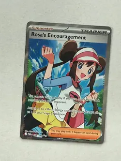 Rosa's Encouragement 114/088 Ultra Rare Perfect Order Pokemon Near Mint - Image 1