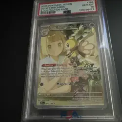 2025 Pokemon Journey Together Lillie's Ribombee #164/159 PSA 10 GEM MINT - Image 1