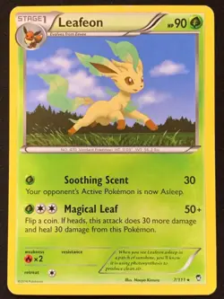 Leafeon 7/111 XY Furious Fists Pokemon TCG LP - Image 1