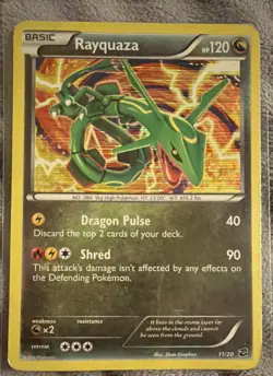 Pokemon TCG Rayquaza Dragon Vault Holo Rare 11/20 English 2012 120HP - Image 1