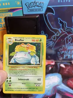 Venusaur 15/102 Base Set Holo German Vintage Pokemon TCG WOTC - Image 2