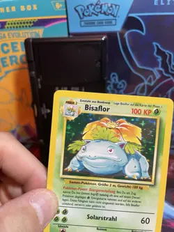 Venusaur 15/102 Base Set Holo German Vintage Pokemon TCG WOTC - Image 3