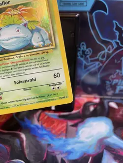 Venusaur 15/102 Base Set Holo German Vintage Pokemon TCG WOTC - Image 4