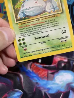 Venusaur 15/102 Base Set Holo German Vintage Pokemon TCG WOTC - Image 5