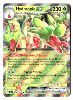 Hydrapple ex 014/142 - Pokemon Stellar Crown Double Rare Grass Holo Foil NM - Image 1