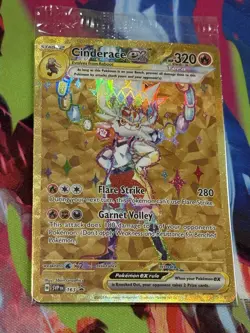 Pokemon Scarlet & Vilolet Promos #163 Cinderace ex Full Art Holo Sealed - Image 1