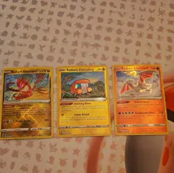 Pokemon TCG Radiant Lot Crown Zenith Holo Radiant Rare (3 Card Lot) - Image 1