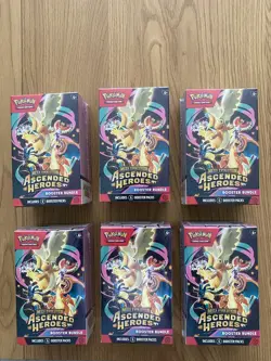 Pokemon TCG: Mega Evolution-Ascended Heroes Booster Bundle x6 English - Image 1