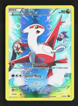 Latias (Full Art Promo) XY78 Holo Promo XY Promo Pokemon Moderately Played - Image 1