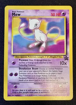 🔥 Pokemon Mew 8 WOTC Promo Vintage LP 🔥 - Image 1
