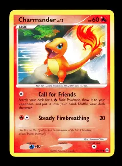 2009 Pokemon Platinum Arceus Charmander 59/99 NM - Image 1