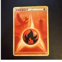 The Pokemon Company Fire Energy 116/123 HeartGold SoulSilver Regular Common 2010 - Image 1
