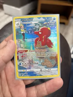 NM OCTILLERY 2022 Pokemon Brilliant Stars Full ART Holo Ultra Rare POKEMON - Image 1