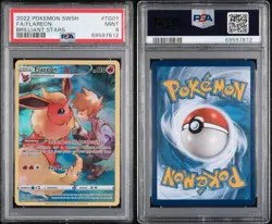 Pokemon Brilliant Stars Flareon TG01 PSA 8.5 - Image 3