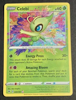 2020 Pokemon Celebi 009/185 Vivid Voltage Amazing Rare - Image 1