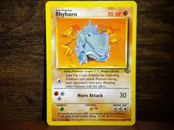 Pokemon TCG Pokemon Rhyhorn Rhyhorn Common Regular - Image 1