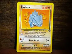 Pokemon TCG Pokemon Rhyhorn Rhyhorn Common Regular - Image 1